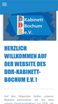 Mobile Screenshot of ddr-kabinett-bochum.de